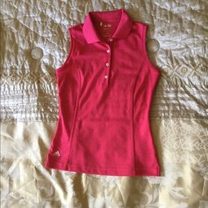 Adidas clima cool pink golf top